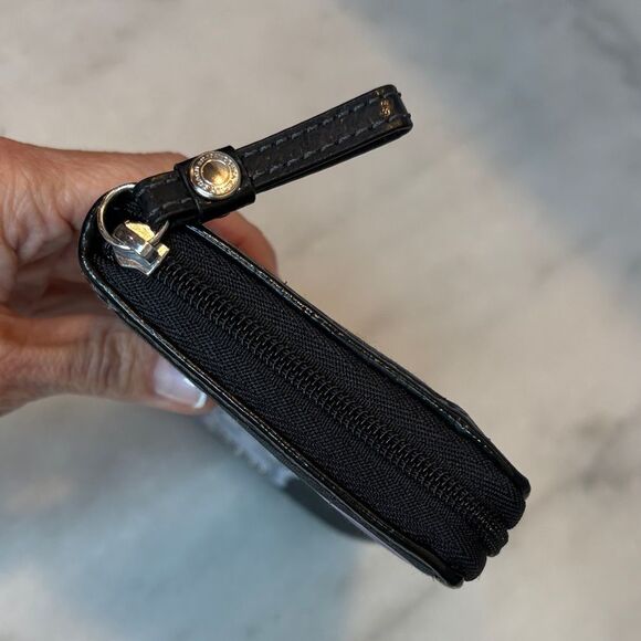 Coach Wallet Y2K Maralee Jacquard Signature Logo Full Zip Wallet - Picture 7 of 16